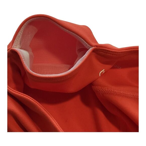 GapFit Size X-Small Petite Blackout Orange Leggings Athleisure Workout Yoga - Picture 9 of 13